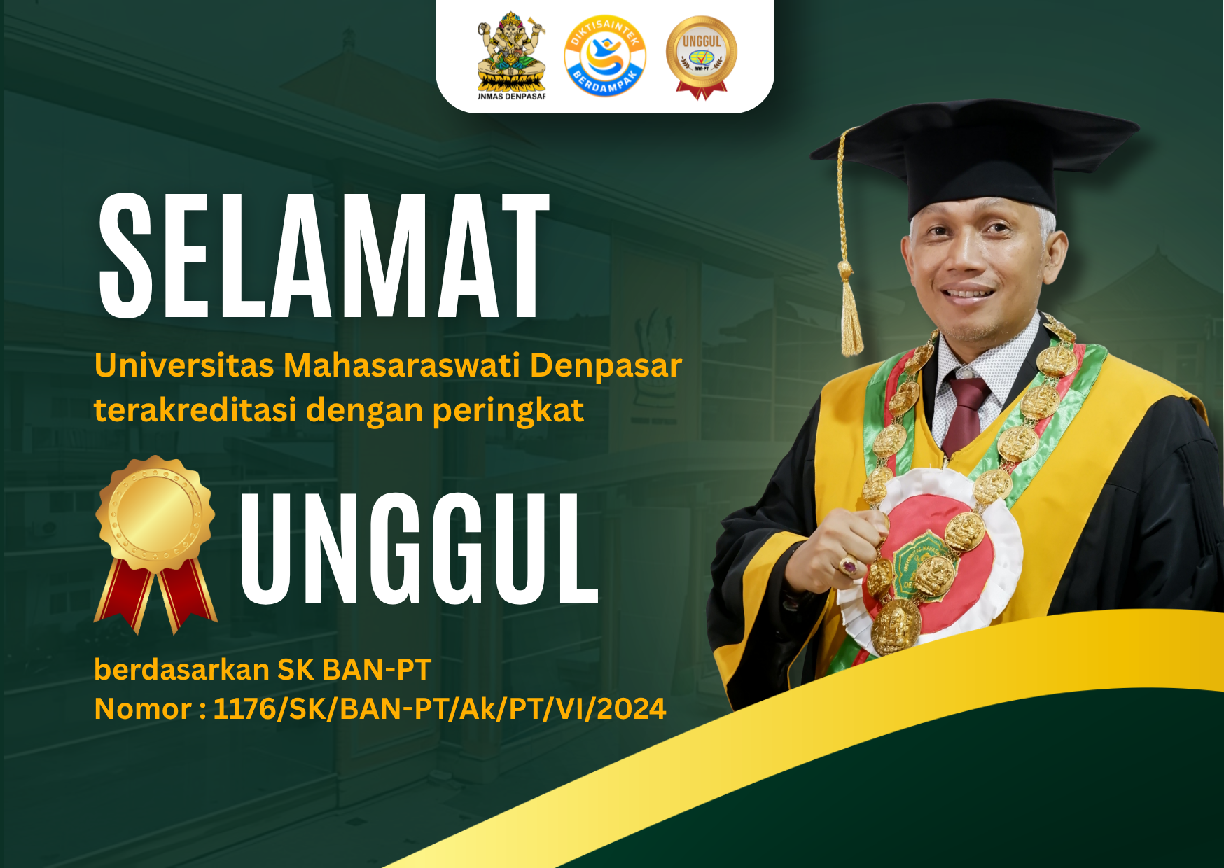 Penerimaan Mahasiswa Baru Tahun Akademik 2026/2027 <br> Universitas Mahasaraswati Denpasar
